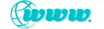 Logo von WerbeWeltWeerts mit dem Buchstaben 'www' und einer stilisierten Weltkugel.